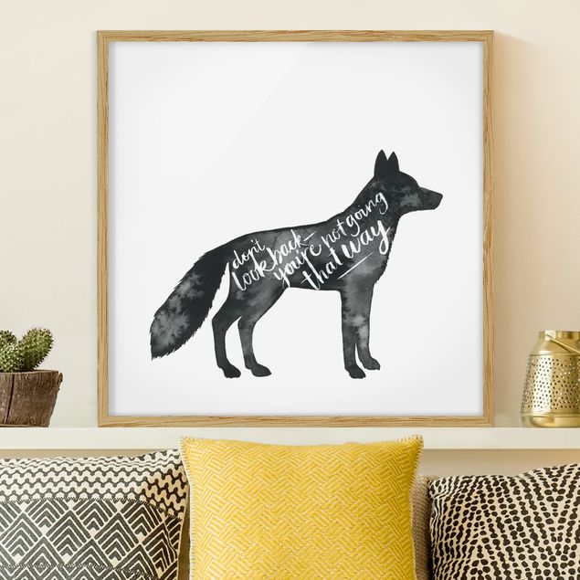 decoraçoes cozinha Animals With Wisdom - Fox