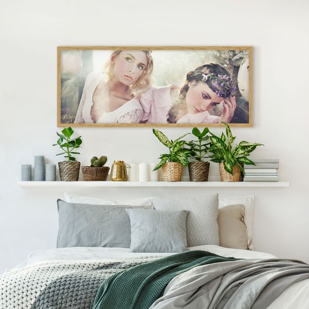 quadros modernos para quarto de casal Spring Nymphs