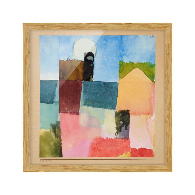 Quadros famosos Paul Klee - Moonrise (St. Germain)