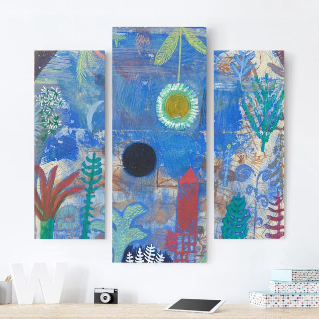 decoraçao para parede de cozinha Paul Klee - Sunken Landscape