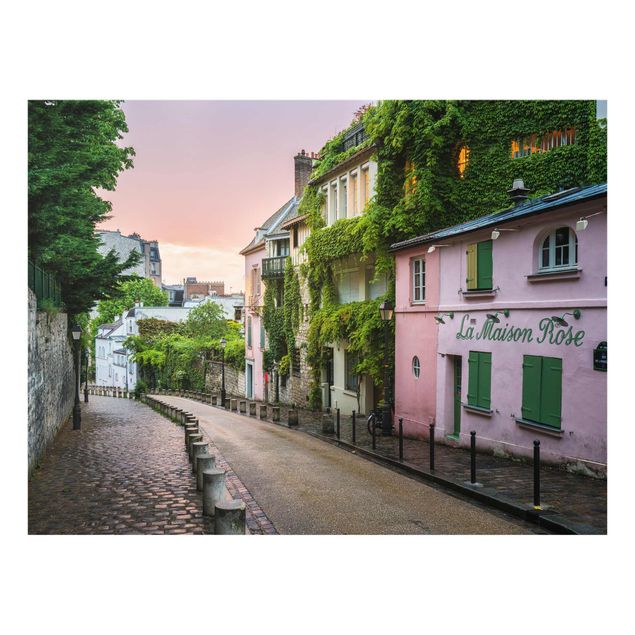 quadros de paisagens Rose Coloured Twilight In Paris
