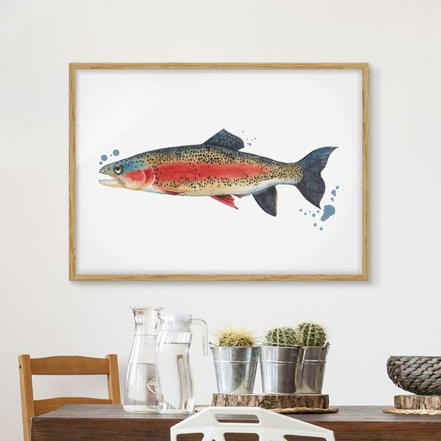 decoraçao para parede de cozinha Color Catch - Trout