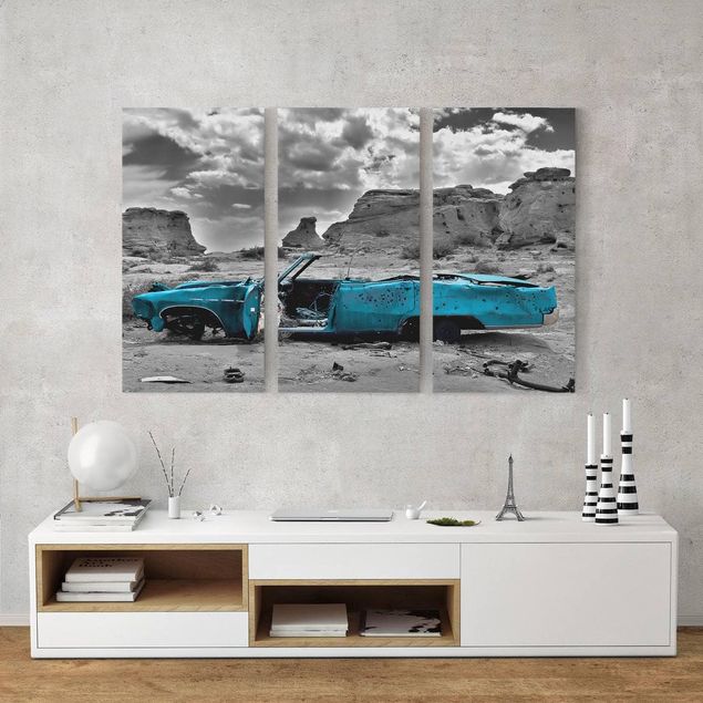 quadro com paisagens Turquoise Cadillac