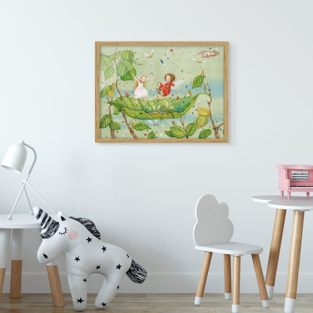 quadros decorativos verde Little Strawberry Strawberry Fairy - Trampoline