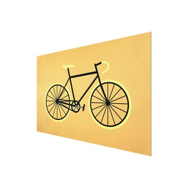 Quadros decorativos Bicycle In Yellow