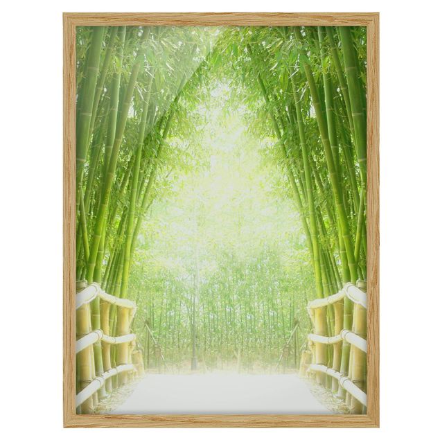 Quadros paisagens Bamboo Way