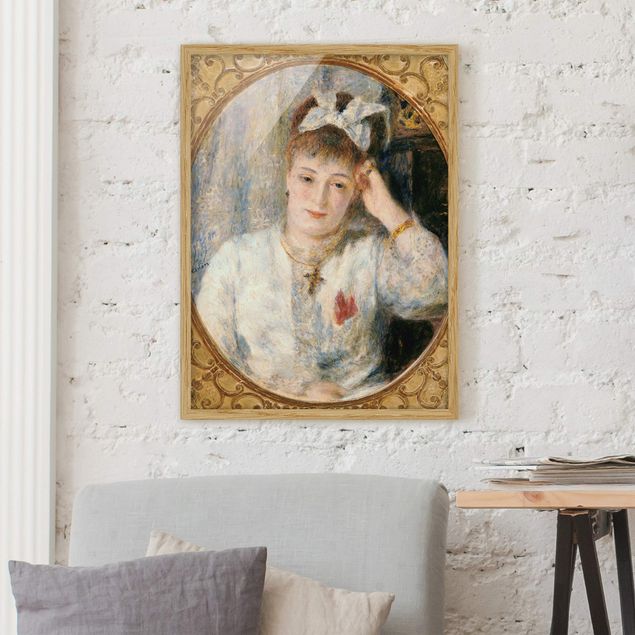 Quadros movimento artístico Impressionismo Auguste Renoir - Portrait of Marie Murer