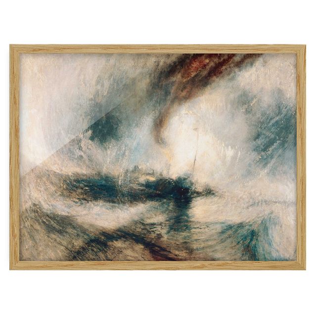 Quadros por movimento artístico William Turner - Snow Storm - Steam-Boat Off A Harbour’S Mouth