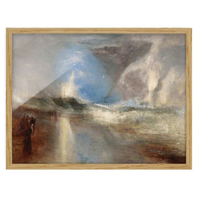 Quadros por movimento artístico William Turner - Rockets And Blue Lights (Close At Hand) To Warn Steamboats Of Shoal Water
