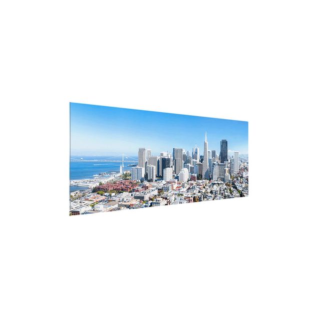 quadros modernos para quarto de casal San Francisco Skyline