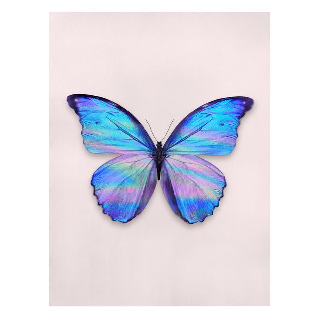 Telas decorativas réplicas de quadros famosos Holographic Butterfly