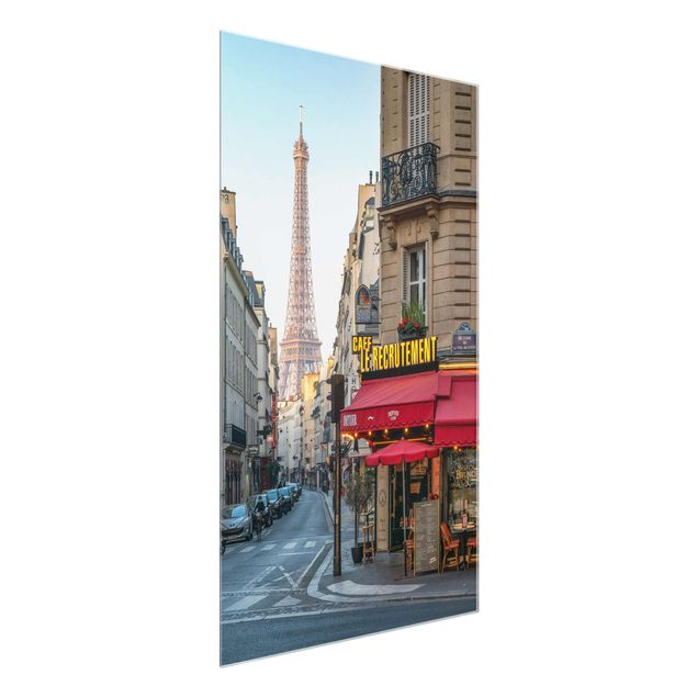 Quadros em vidro cidades e paisagens urbanas Streets Of Paris