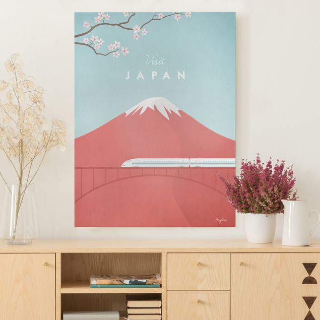 decoraçao para parede de cozinha Travel Poster - Japan