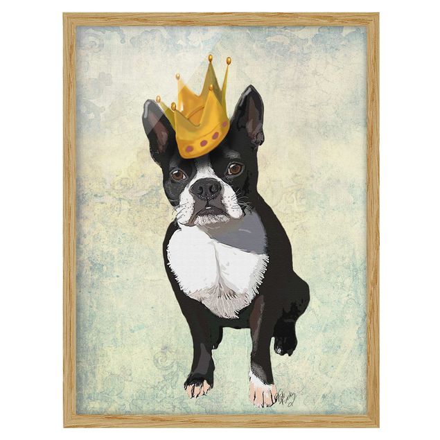 Quadros retro Animal Portrait - Terrier King