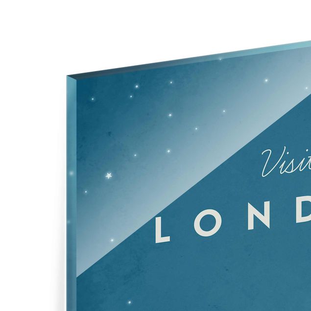 quadro em tons de azul Travel Poster - London