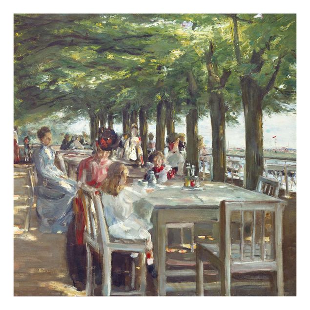 Quadros árvores Max Liebermann - The Restaurant Terrace Jacob