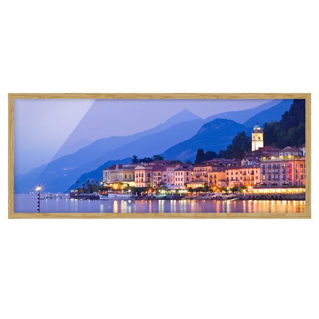 quadro com paisagens Bellagio On Lake Como