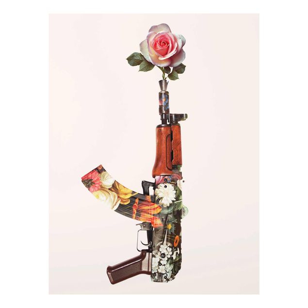 Quadros florais Weapon With Rose