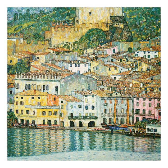 Quadros por movimento artístico Gustav Klimt - Malcesine On Lake Garda
