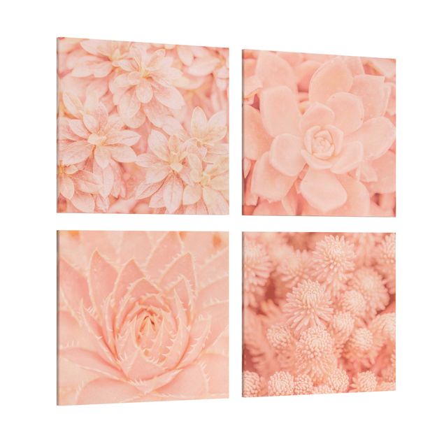 quadros flores Pink Flower Magic