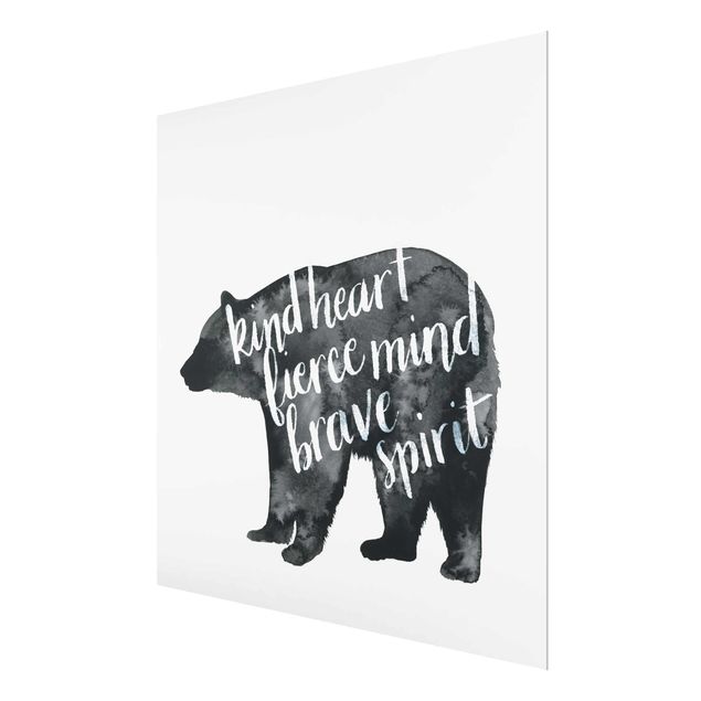 Quadros decorativos Animals With Wisdom - Bear