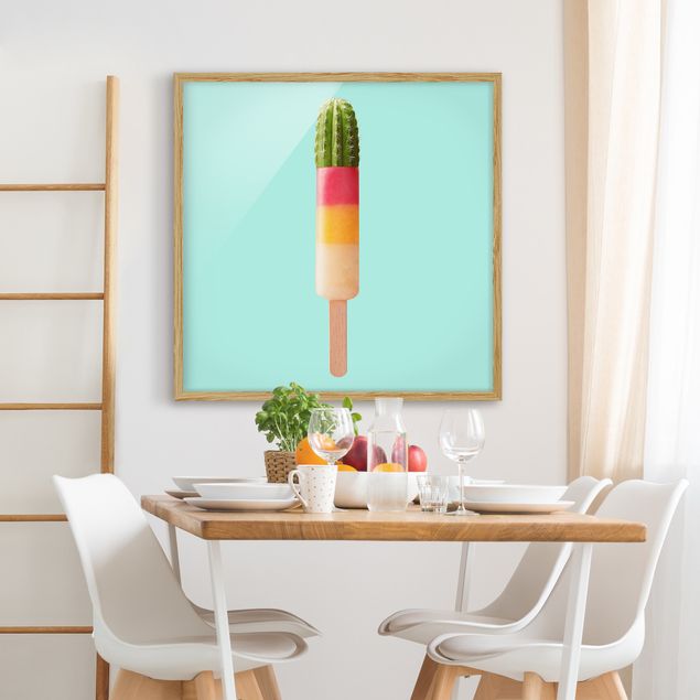Quadros famosos Popsicle With Cactus