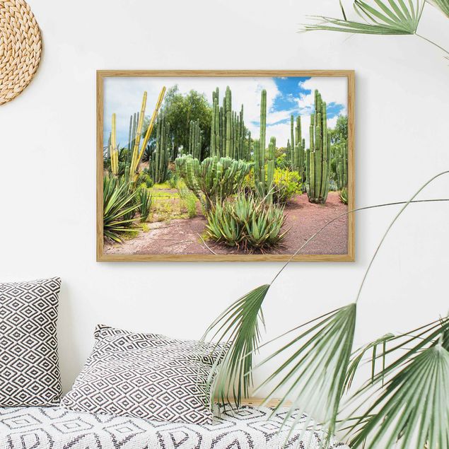 quadro com paisagens Cactus Landscape