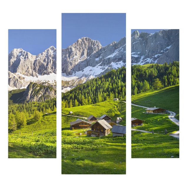 Quadros paisagens Styria Alpine Meadow