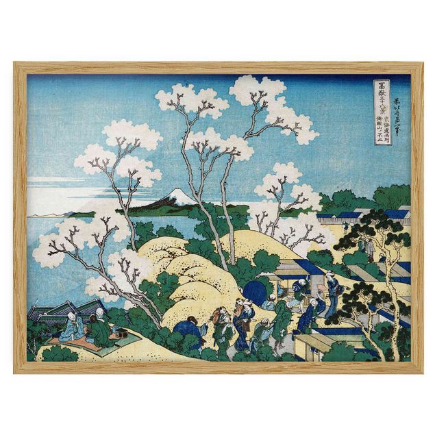 Quadros com moldura paisagens Katsushika Hokusai - The Fuji Of Gotenyama