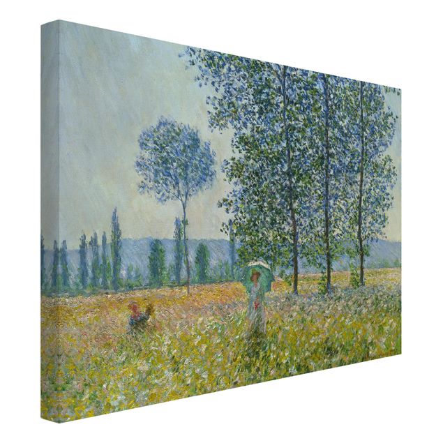 quadro com árvore Claude Monet - Fields In Spring