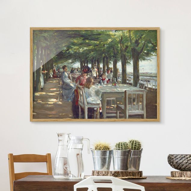 decoraçao para parede de cozinha Max Liebermann - The Restaurant Terrace Jacob