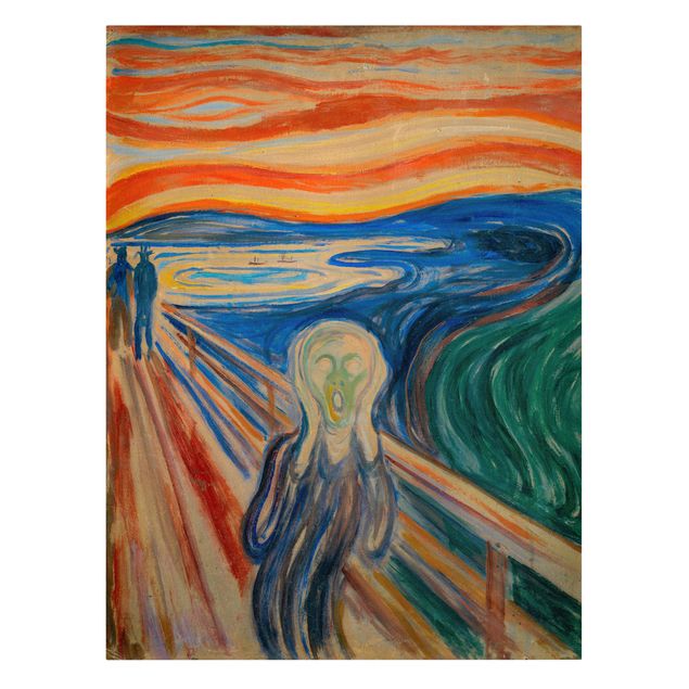 Telas decorativas réplicas de quadros famosos Edvard Munch - The Scream