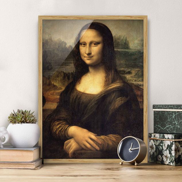 Quadros movimento artístico Barrocco Leonardo da Vinci - Mona Lisa