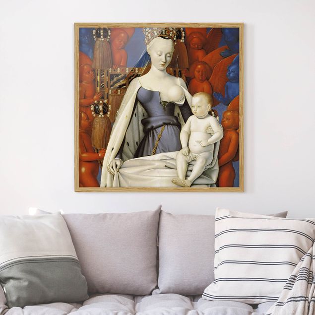 Quadros por movimento artístico Jean Fouquet - Madonna and Child