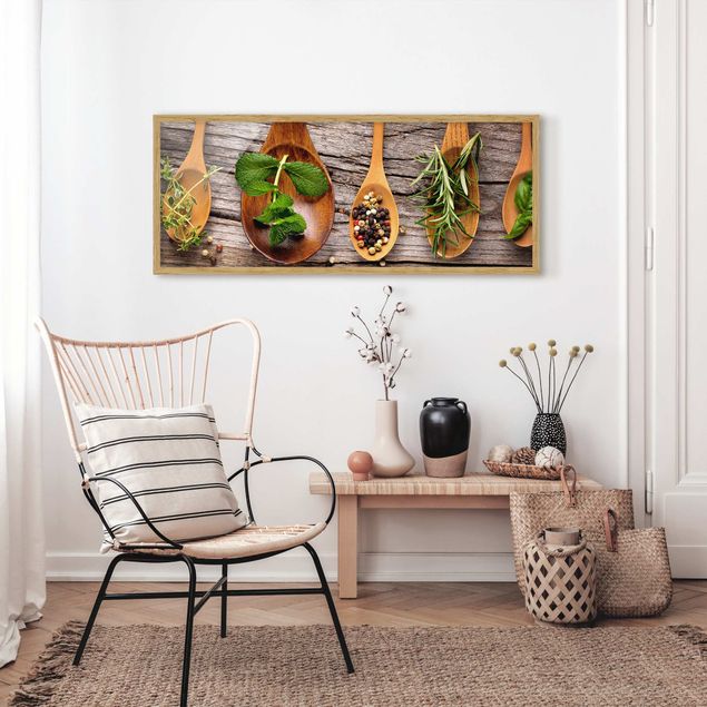 quadros modernos para quarto de casal Herbs And Spices