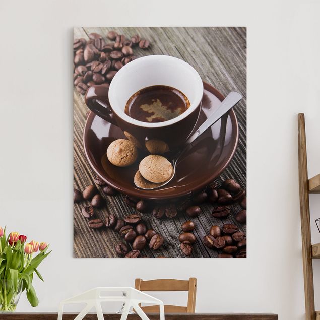 decoraçoes cozinha Coffee Mugs With Coffee Beans