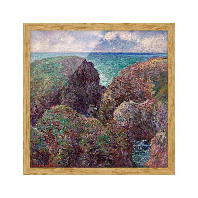 Quadros por movimento artístico Claude Monet - Group of Rocks at Port-Goulphar