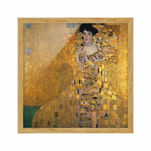 Quadros famosos Gustav Klimt - Portrait Of Adele Bloch-Bauer I