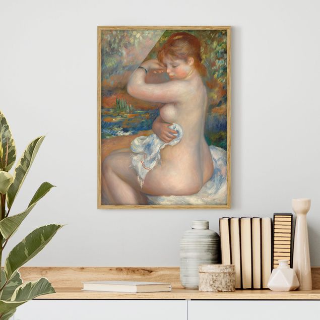 Quadros movimento artístico Impressionismo Auguste Renoir - After the Bath