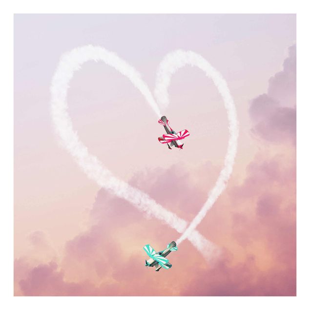Quadros de Jonas Loose Heart With Airplanes