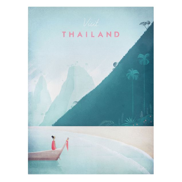 Quadros praia Travel Poster - Thailand