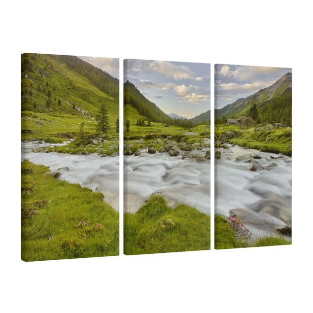 quadros de paisagens Alpine meadow Tirol
