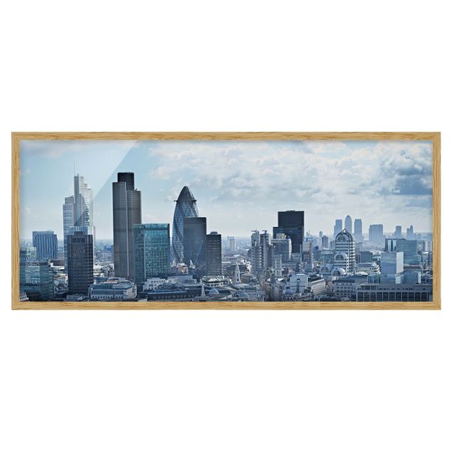 quadros modernos para quarto de casal London Skyline