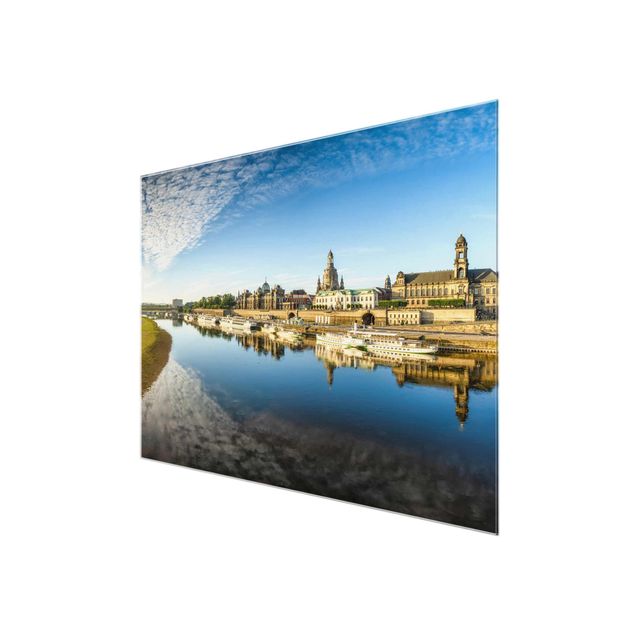 quadro de vidro The White Fleet Of Dresden