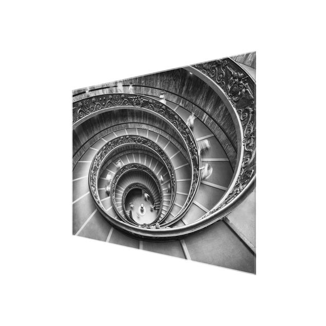 quadros em preto e branco Bramante Staircase