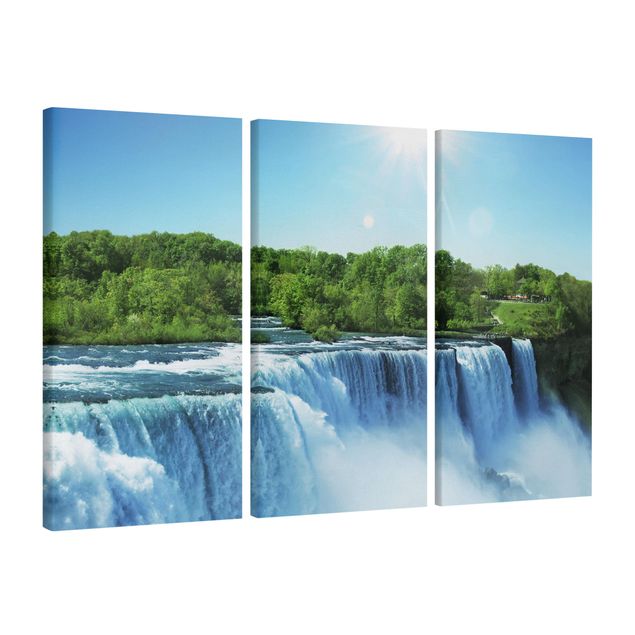 quadro com paisagens Waterfall Scenery
