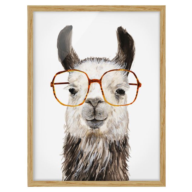 Quadros modernos Hip Lama With Glasses IV