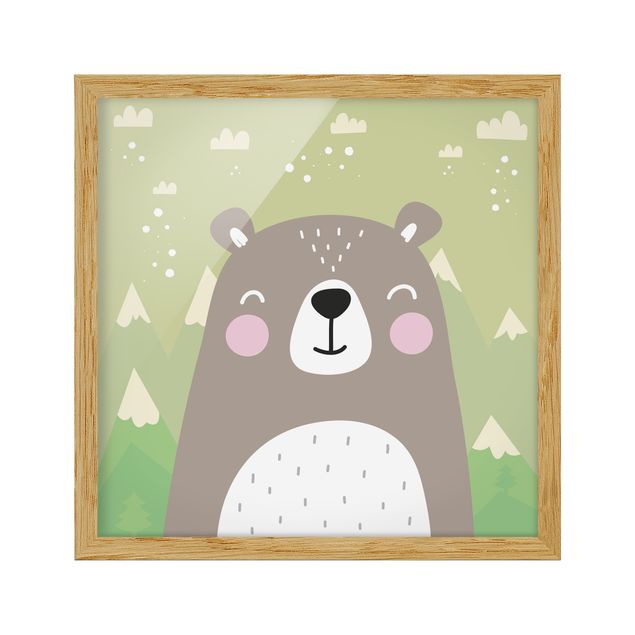 quadros modernos para quarto de casal Little bear