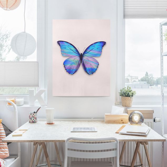 Telas decorativas borboletas Holographic Butterfly