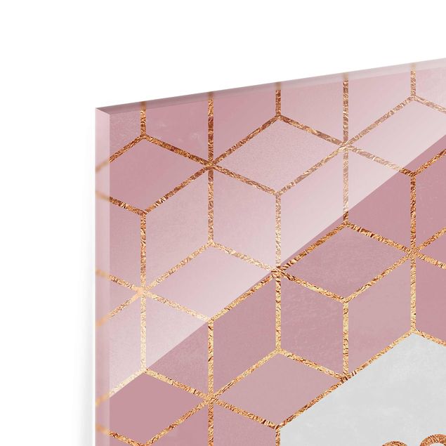 Quadros de Elisabeth Fredriksson Boss Lady Hexagons Pink